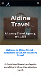 Mobile Screenshot of aldinetravel.com